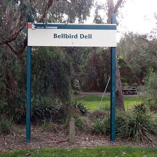 Bellbird Dell Park Sign